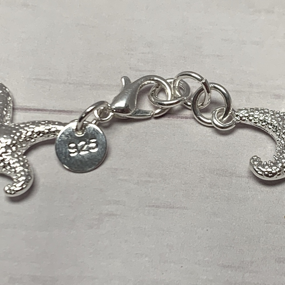 Sterling Silver Starfish Bracelet NEW! - Picture 5 of 5